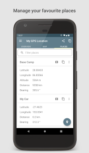 اسکرین شات 6 برنامه My GPS Location: Realtime GPS