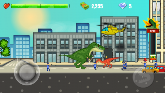 اسکرین شات 7 بازی Jurassic Dinosaur City Rampage