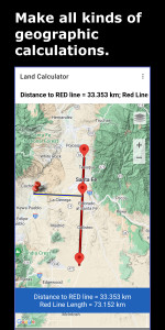 اسکرین شات 5 برنامه Land Calculator: Map Measure