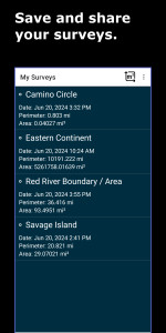 اسکرین شات 6 برنامه Land Calculator: Map Measure