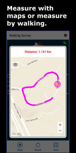 اسکرین شات 4 برنامه Land Calculator: Map Measure