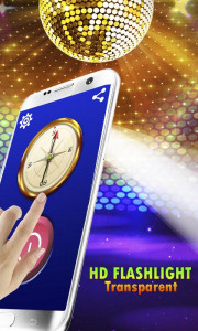 اسکرین شات 2 برنامه Disco lights-Blink Flashlight