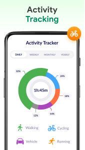 اسکرین شات 2 برنامه Step Counter - Pedometer App
