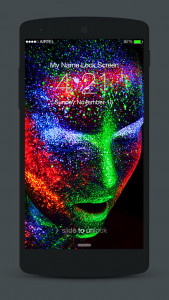 اسکرین شات 3 برنامه 3D Neon Lock Screen