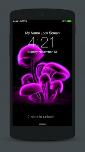اسکرین شات 5 برنامه 3D Neon Lock Screen