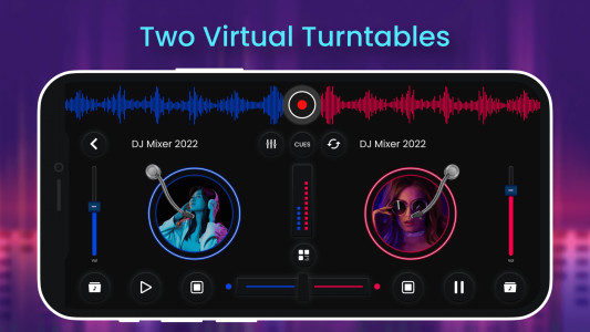 اسکرین شات 2 برنامه DJ Music Mixer - 3D DJ Remix