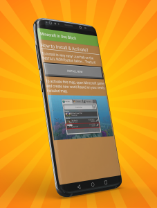 اسکرین شات 6 برنامه One Block Map for MCPE