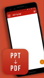 اسکرین شات 1 برنامه PPT to PDF Converter
