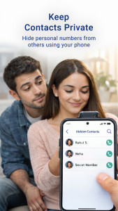 اسکرین شات 2 برنامه Hide Phone Number Contacts