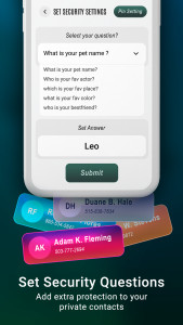 اسکرین شات 5 برنامه Hide Phone Number Contacts