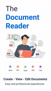اسکرین شات 1 برنامه Document Reader & Manager