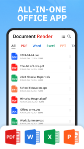اسکرین شات 1 برنامه All Document Reader & Viewer