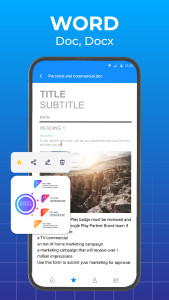 اسکرین شات 4 برنامه All Document Reader and Editor