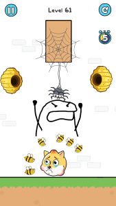 اسکرین شات 2 بازی Doge Rescue: Draw To Save