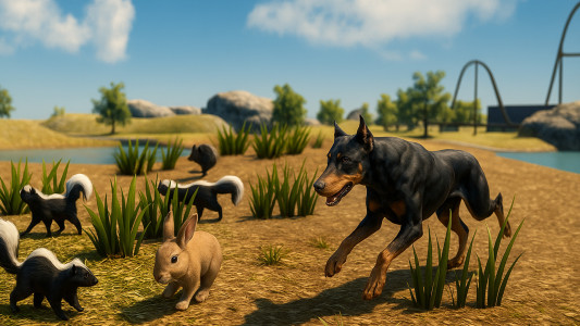 اسکرین شات 4 بازی Doberman Dog Simulator 3D