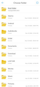 اسکرین شات 3 برنامه Move Files To SD Card