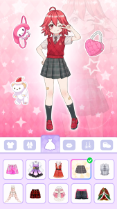 اسکرین شات 2 بازی Anime Dress Up & Makeup Doll