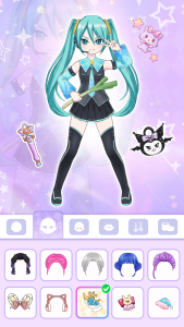 اسکرین شات 1 بازی Anime Dress Up & Makeup Doll