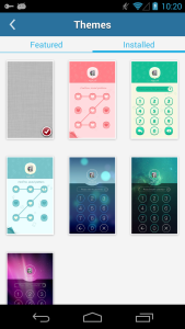 اسکرین شات 3 برنامه AppLock Theme RainDrop