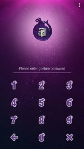 اسکرین شات 2 برنامه AppLock Theme Capricorn