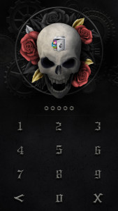 اسکرین شات 2 برنامه AppLock Theme Death Skeleton