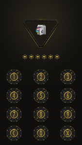 اسکرین شات 2 برنامه AppLock Live Theme Lucky Wheel