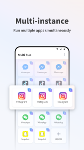 اسکرین شات 1 برنامه Multi Run - Parallel Dual App