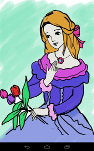 اسکرین شات 5 بازی Princess Coloring Book