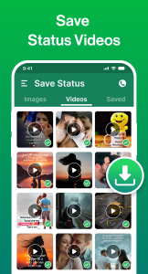 اسکرین شات 2 برنامه Status Saver - Download Status