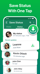 اسکرین شات 1 برنامه Status Saver - Download Status