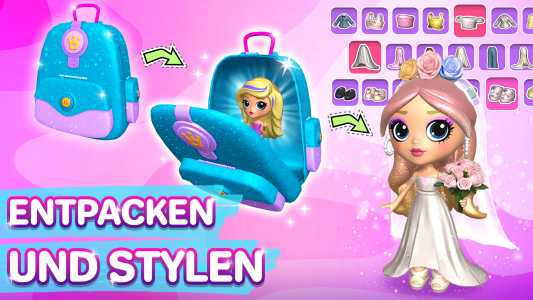 اسکرین شات 2 برنامه Go! Dolliz: 3D Puppen Anziehen