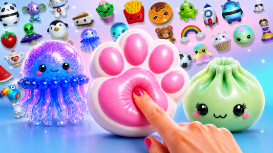 اسکرین شات 1 برنامه Squishy Magic: ASMR Toy Maker