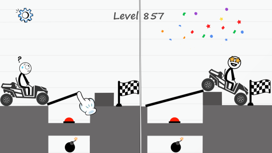 اسکرین شات 8 بازی Draw a Bridge: Puzzle Games