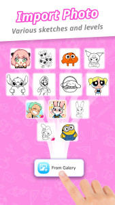 اسکرین شات 5 برنامه Draw Cartoon - AR Sketch App