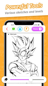اسکرین شات 4 برنامه Draw Cartoon - AR Sketch App