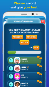 اسکرین شات 2 بازی Drawize - Draw and Guess