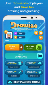 اسکرین شات 1 بازی Drawize - Draw and Guess