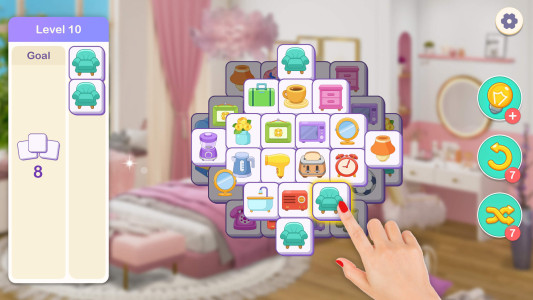 اسکرین شات 5 بازی Dream House Design: Tile Match