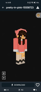 اسکرین شات 6 برنامه Girls Skin for Minecraft