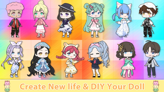 اسکرین شات 8 بازی YOYO Doll: Gacha Dress Up Game