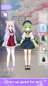 اسکرین شات 1 بازی Anime Dress Up: Fashion Game