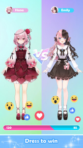 اسکرین شات 2 بازی Anime Dress Up: Fashion Game
