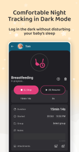 اسکرین شات 4 برنامه Baby Daybook - Newborn Tracker