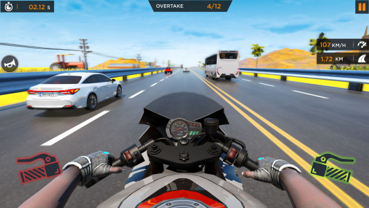 اسکرین شات 4 بازی Traffic Rider Moto Bike Racing