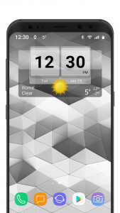 اسکرین شات 7 برنامه 3D Flip Clock Theme Pack 02