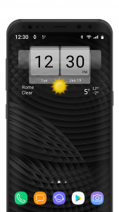 اسکرین شات 6 برنامه 3D Flip Clock Theme Pack 02