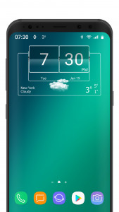 اسکرین شات 5 برنامه 3D Flip Clock Theme Pack 06