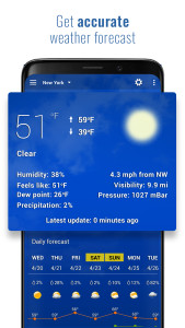 اسکرین شات 3 برنامه Sense V2 Flip Clock & Weather