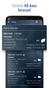اسکرین شات 5 برنامه Sense V2 Flip Clock & Weather