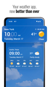 اسکرین شات 1 برنامه Your Weather App, Better